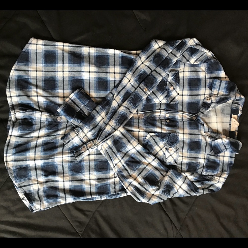 Plaid button up